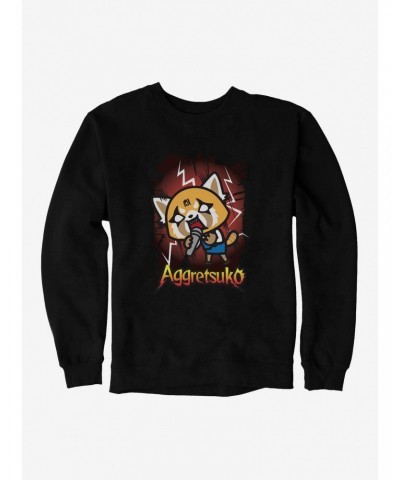 Aggretsuko Metal Rockin' Out Sweatshirt $12.10 Sweatshirts