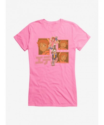 Eden Sara Japanese Text Logo Girls T-Shirt $9.21 T-Shirts