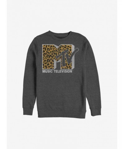 MTV Cheeta Logo Crew Sweatshirt $12.69 Sweatshirts