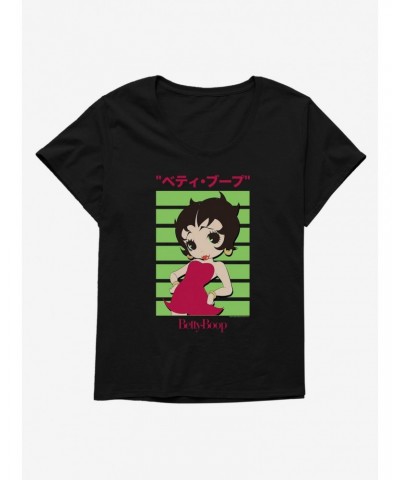 Betty Boop Anime Posing Girls T-Shirt Plus Size $10.76 T-Shirts