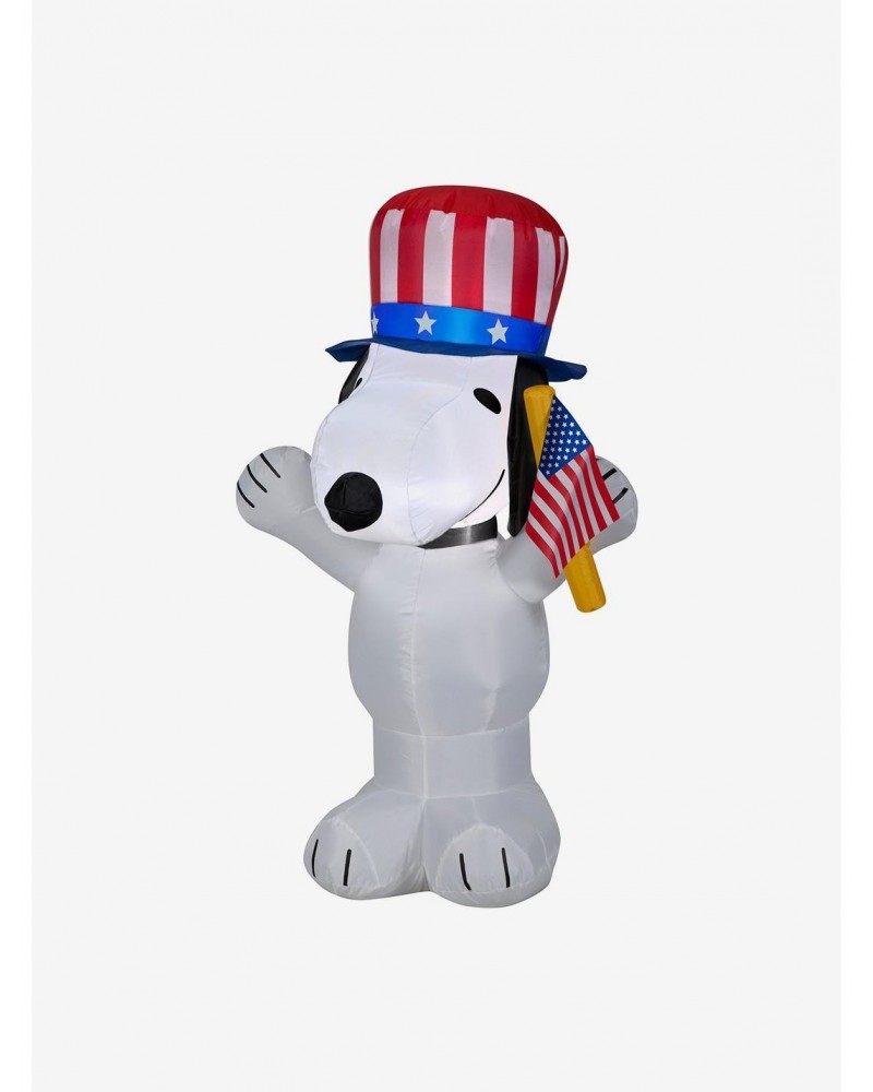 Peanuts Patriotic Snoopy Inflatable Décor $23.92 Décor