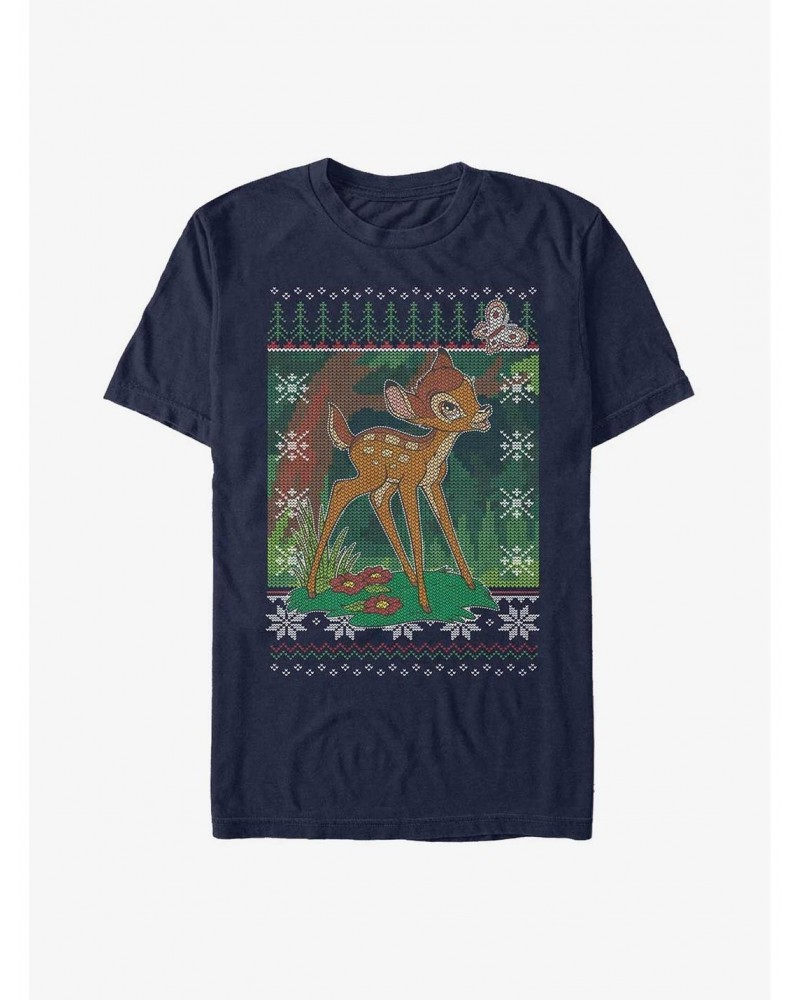 Disney Bambi Fair Isle Pattern T-Shirt $8.37 T-Shirts