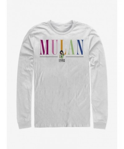 Disney Mulan Colorful Title Long-Sleeve T-Shirt $8.95 T-Shirts