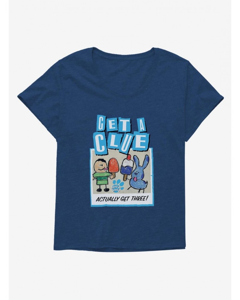 Blue's Clues Get A Clue Girls T-Shirt Plus Size $9.87 T-Shirts