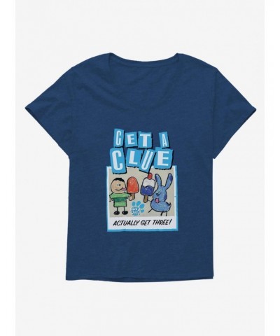 Blue's Clues Get A Clue Girls T-Shirt Plus Size $9.87 T-Shirts