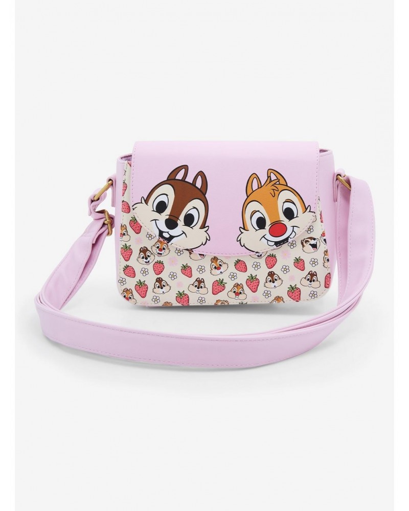 Loungefly Disney Chip 'N' Dale Strawberries Crossbody Bag $17.16 Bags