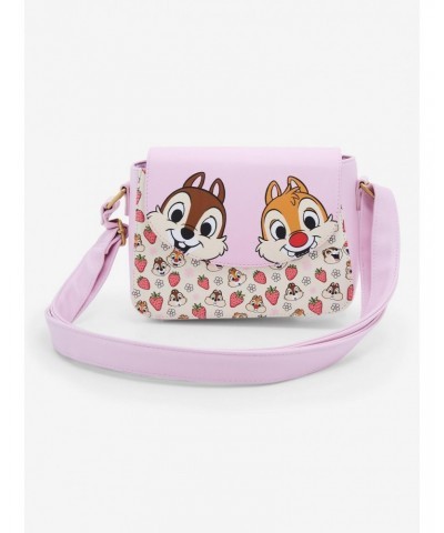 Loungefly Disney Chip 'N' Dale Strawberries Crossbody Bag $17.16 Bags