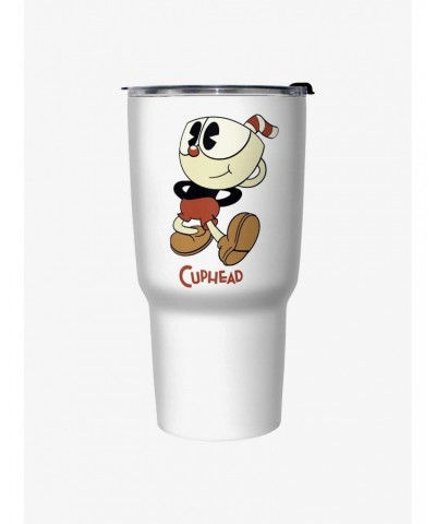 Cuphead: The Delicious Last Course Cuphead Character Travel Mug $14.35 Mugs