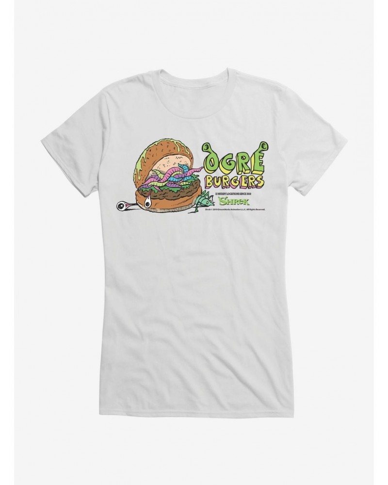 Shrek Ogre Burgers Girls T-Shirt $8.76 T-Shirts