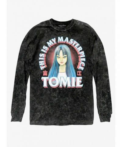 Junji Ito Tomei Masterpiece Wash Long-Sleeve T-Shirt $12.99 T-Shirts