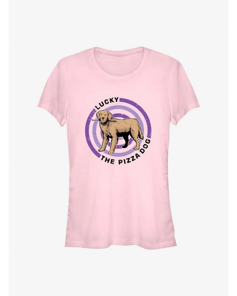 Marvel Hawkeye Pizza Dog Bullseye Girls T-Shirt $7.77 T-Shirts