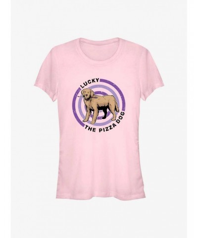 Marvel Hawkeye Pizza Dog Bullseye Girls T-Shirt $7.77 T-Shirts