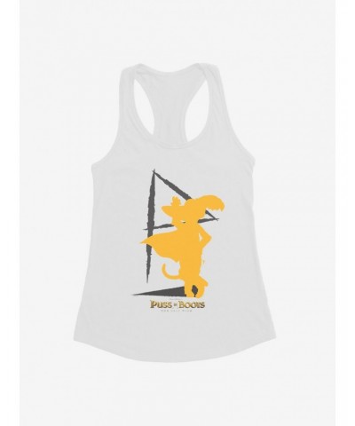 Puss In Boots Signature Silhouette Girls Tank $7.17 Tanks