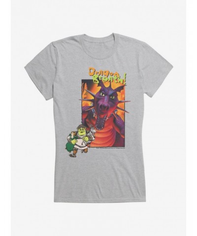 Shrek Dragon Breath Poster Girls T-Shirt $7.37 T-Shirts