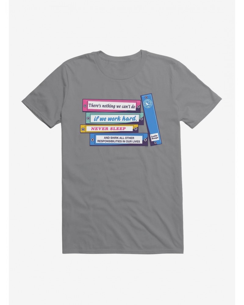 Parks And Recreation Leslie's Binders T-Shirt $6.52 T-Shirts