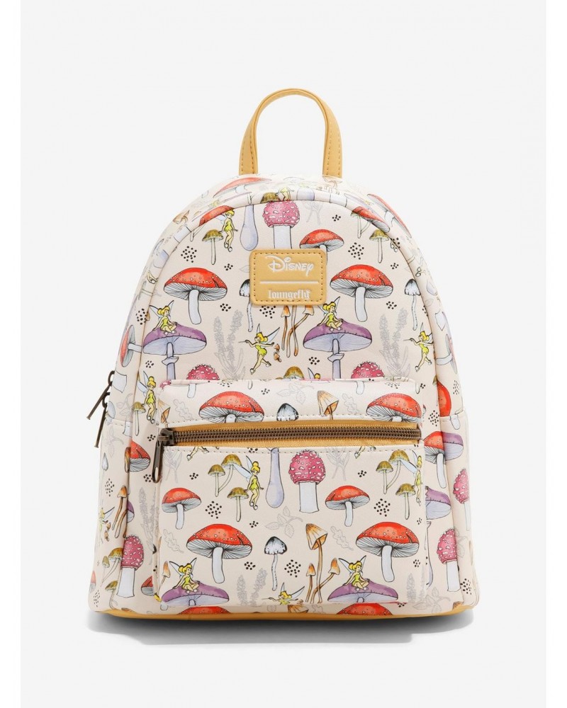 Loungefly Disney Peter Pan Tinker Bell Mushroom Mini Backpack $17.02 Backpacks