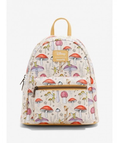 Loungefly Disney Peter Pan Tinker Bell Mushroom Mini Backpack $17.02 Backpacks