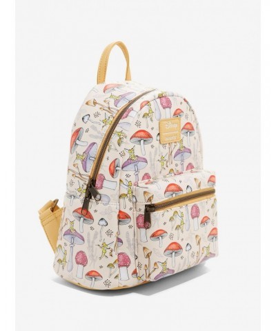 Loungefly Disney Peter Pan Tinker Bell Mushroom Mini Backpack $17.02 Backpacks