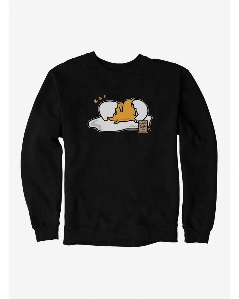 Gudetama Don't Wake Me Up Sweatshirt $12.40 Sweatshirts