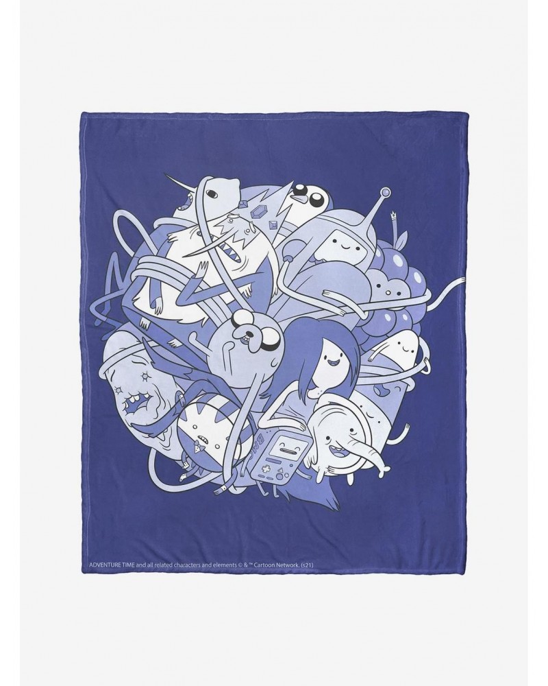 Adventure Time Ball Of Fun Throw Blanket $27.55 Blankets