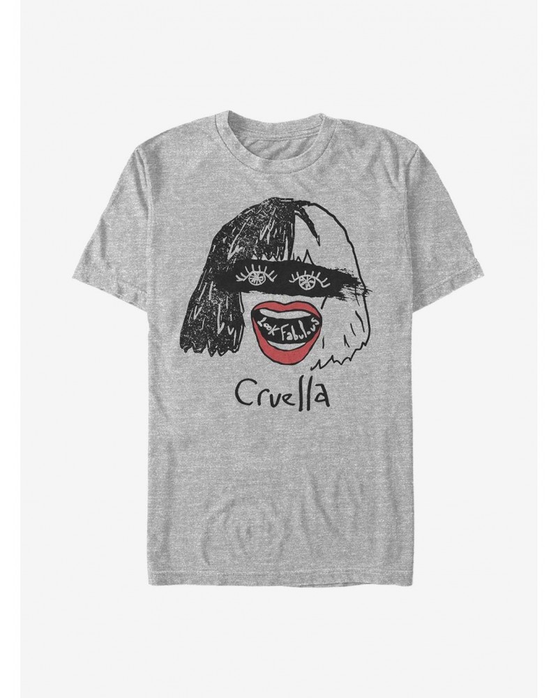 Disney Cruella Look Fabulous T-Shirt $7.89 T-Shirts