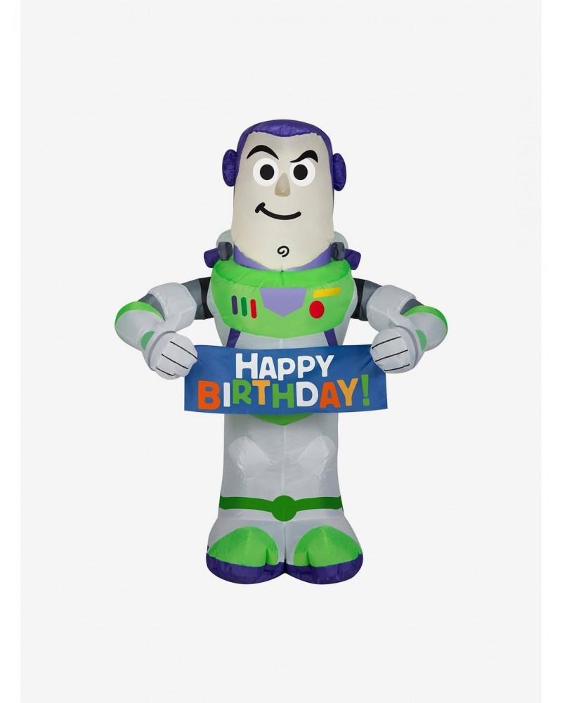 Disney Pixar Buzz Lightyear Birthday Inflatable Décor $18.83 Décor