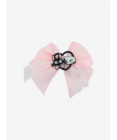 Studio Ghibli Kiki's Delivery Service Jiji & Lily Pink Hair Bow $3.27 Hair Bows