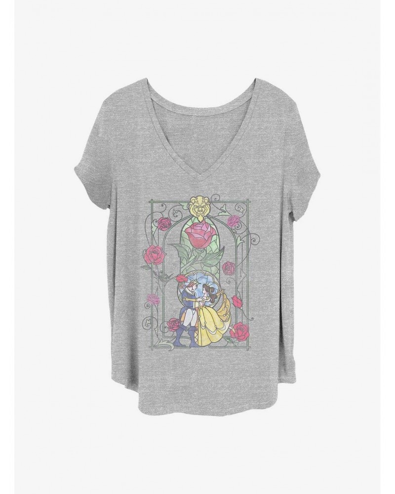 Disney Beauty and the Beast Beauty Dance Girls T-Shirt Plus Size $10.17 T-Shirts