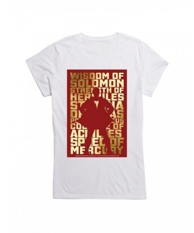 DC Comics Shazam! Outline Word Art Girls T-Shirt $8.57 T-Shirts