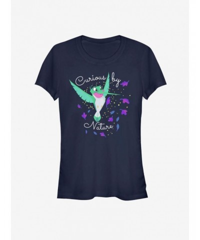 Disney Pocahontas Curious By Nature Girls T-Shirt $8.37 T-Shirts