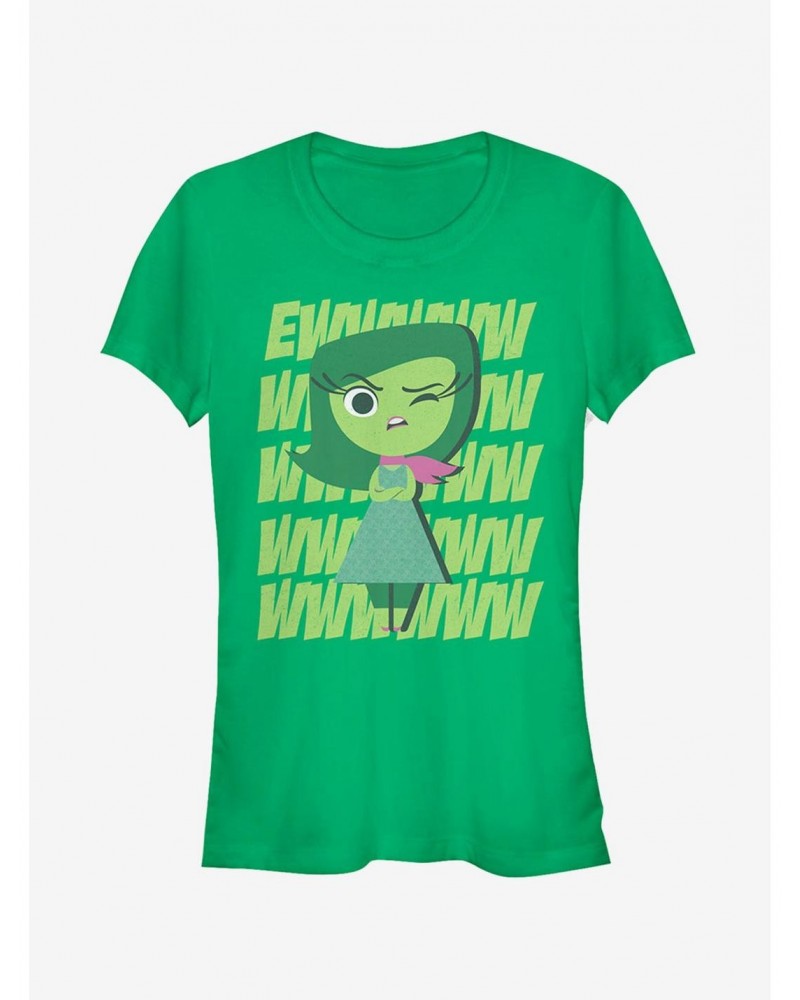 Disney Pixar Inside Out Disgust Ew Girls T-Shirt $7.57 T-Shirts