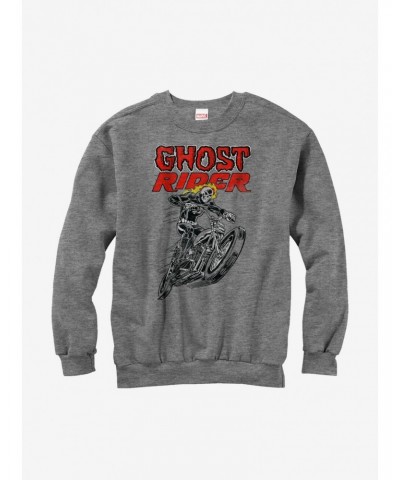 Marvel Ghost Rider Flames Sweatshirt $9.15 Sweatshirts