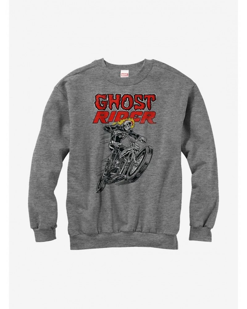 Marvel Ghost Rider Flames Sweatshirt $9.15 Sweatshirts