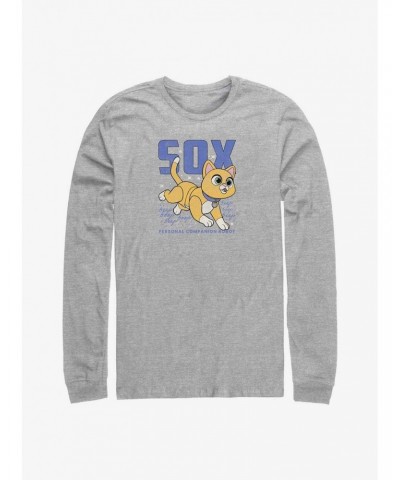 Disney Pixar Lightyear Sox Sketch Long-Sleeve T-Shirt $9.87 T-Shirts