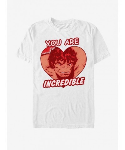 Marvel Hulk Incredible Heart T-Shirt $6.69 T-Shirts