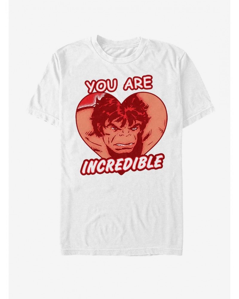 Marvel Hulk Incredible Heart T-Shirt $6.69 T-Shirts