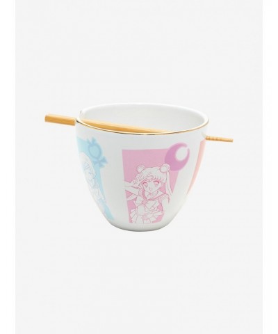 Sailor Moon Pastel Characters Ramen Bowl With Chopsticks $5.09 Chopsticks