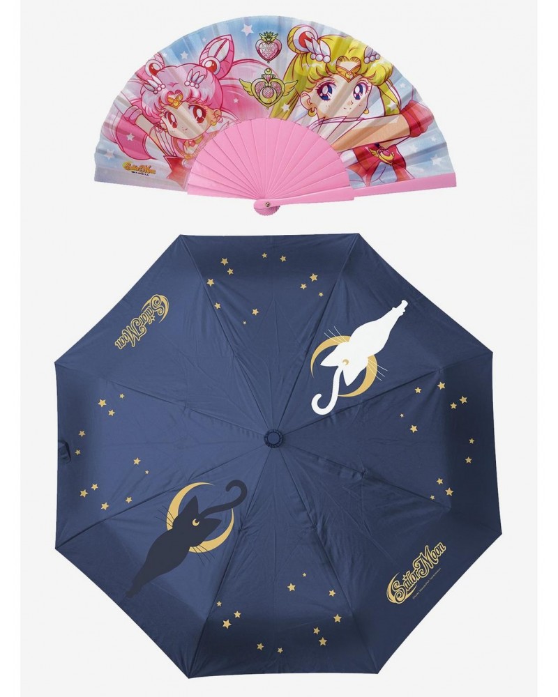 Sailor Moon Umbrella & Fan Set $17.96 Fan Set