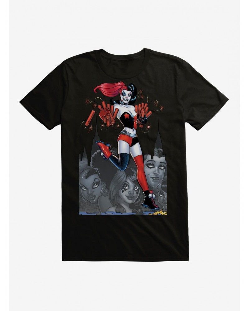 DC Comics Batman Harley Quinn Dynamite T-Shirt $8.41 T-Shirts