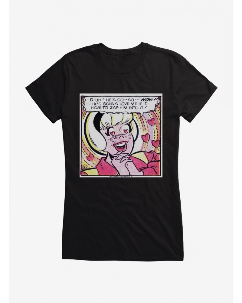 Archie Comics Sabrina The Teenage Witch Lovestruck Comic Girls T-Shirt $8.47 T-Shirts