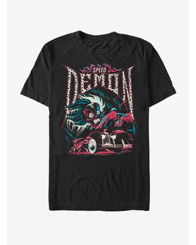 Disney Villains Cruella De Vil Speed Demon T-Shirt $7.14 T-Shirts