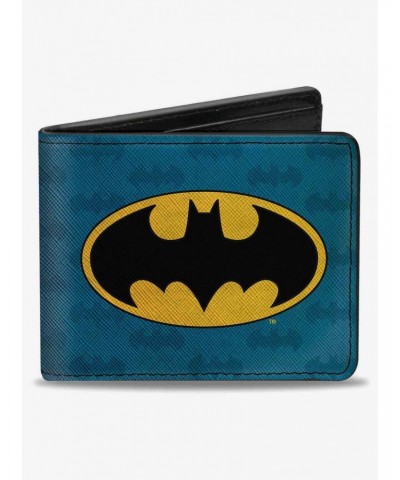 DC Comics Batman Signal Bat Monogram Distressed Bifold Wallet $7.94 Wallets