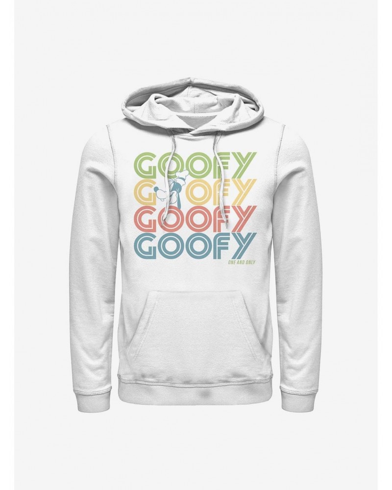 Disney Goofy Retro Stack Goofy Hoodie $16.52 Hoodies