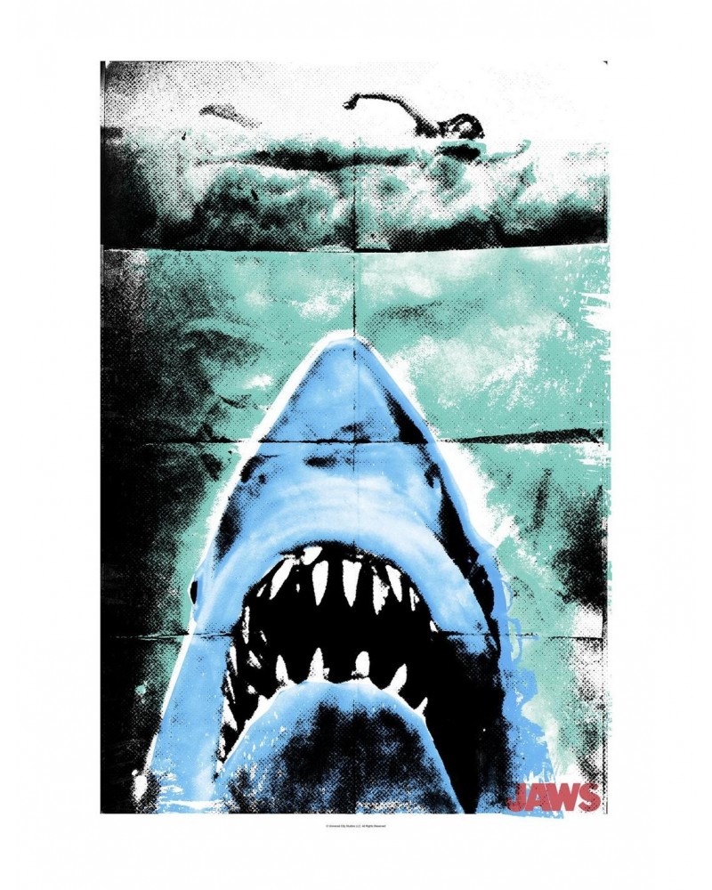 Jaws Beware While You Swim Poster $5.68 Posters