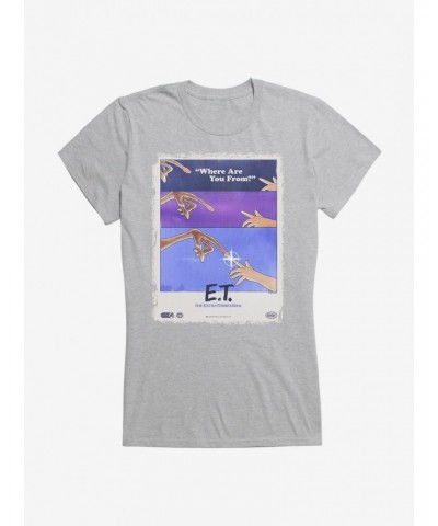 E.T. 40th Anniversary Where Are You From Girls T-Shirt $11.70 T-Shirts