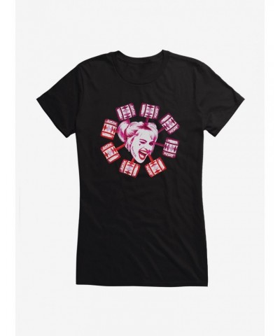 DC Comics Birds Of Prey Harley Quinn Round Of Hammers Girls T-Shirt $7.57 T-Shirts