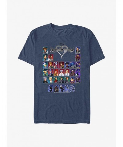 Kingdom Hearts Table of Characters T-Shirt $6.50 T-Shirts