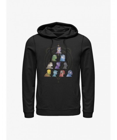 Marvel Eternals Silhouette Galaxy Heads Hoodie $16.16 Hoodies