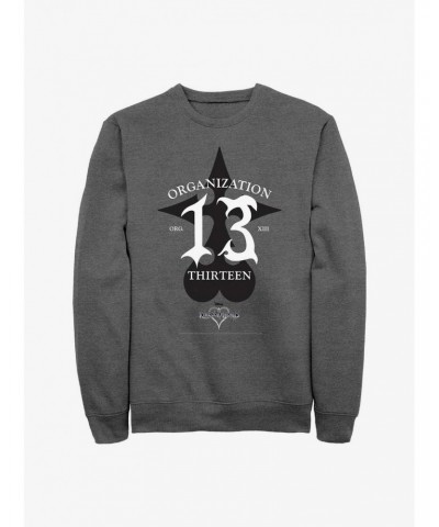 Disney Kingdom Hearts Organization Thirteen Crew Sweatshirt $10.33 Sweatshirts