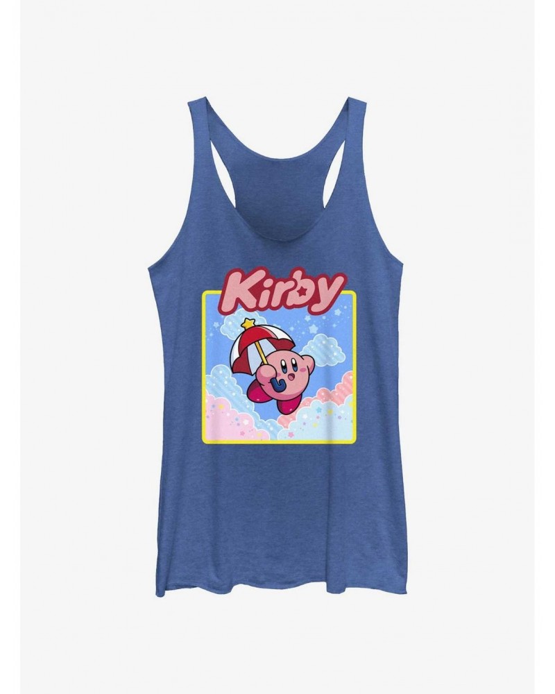 Kirby Starry Parasol Girls Tank $9.32 Tanks